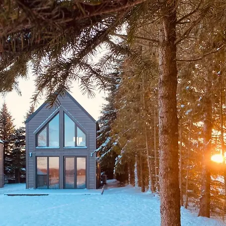 Okno Na Wode- Caloroczne Domy Z Linia Brzegowa Jeziora I Sauna Rybno  Exterior photo